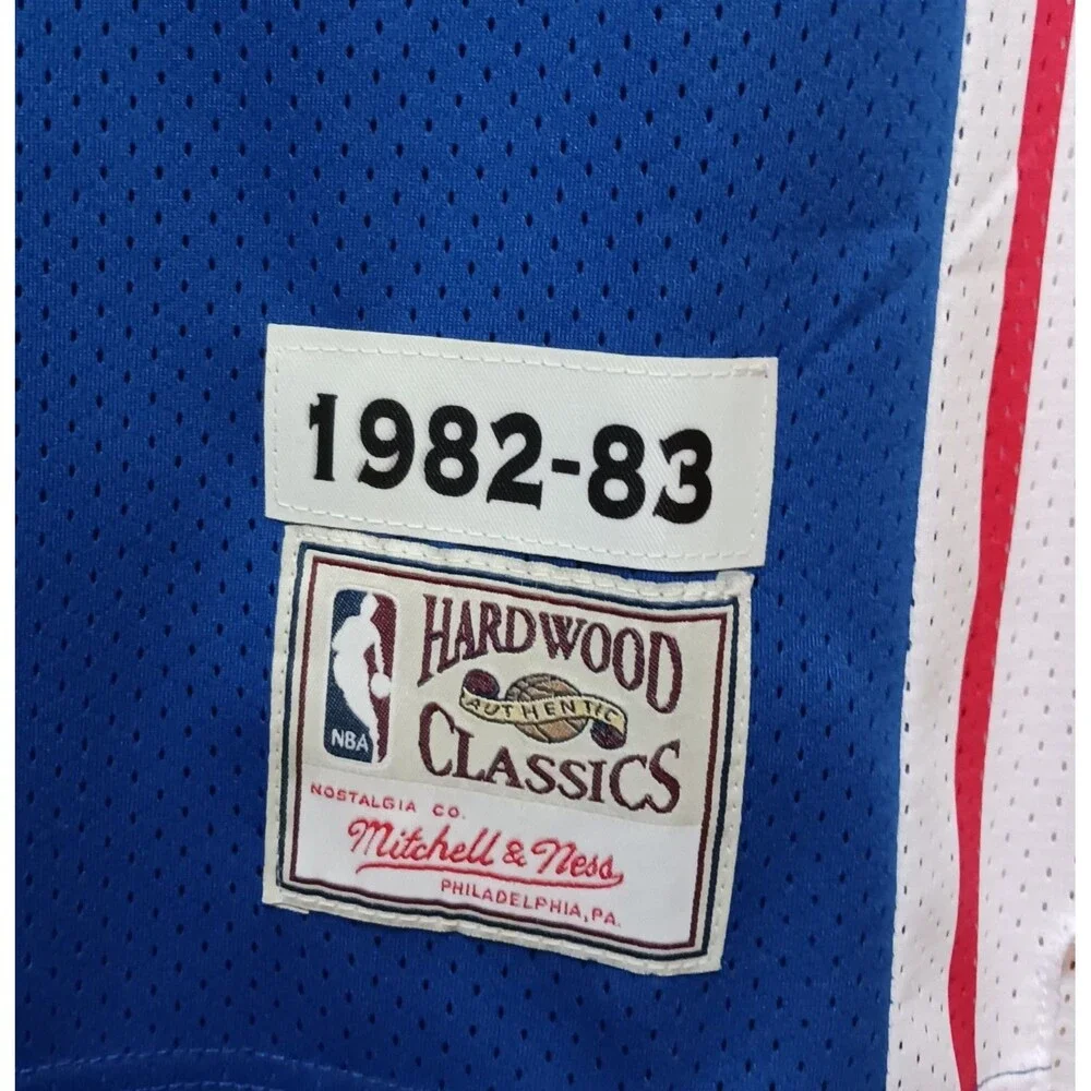 Julius Erving (Dr.J)-(76ers)-(Blue)-(Jersey)-(New Condition)-(Size:XL)-$100.00 - Picture 9 of 10